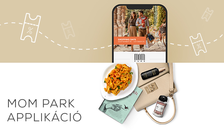 Megérkezett a MOM Park applikáció!