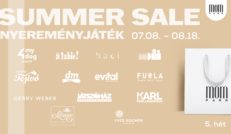 Két hét van hátra Summer Sale nyereményjátékunkból!