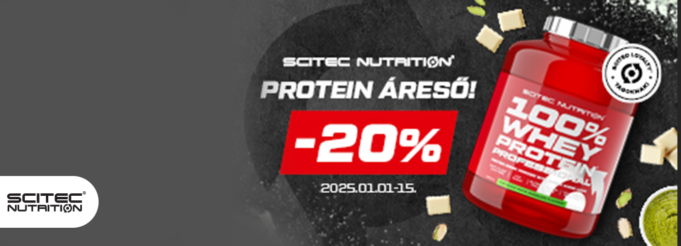 Évindító akció a Scitec Nutrition üzletében