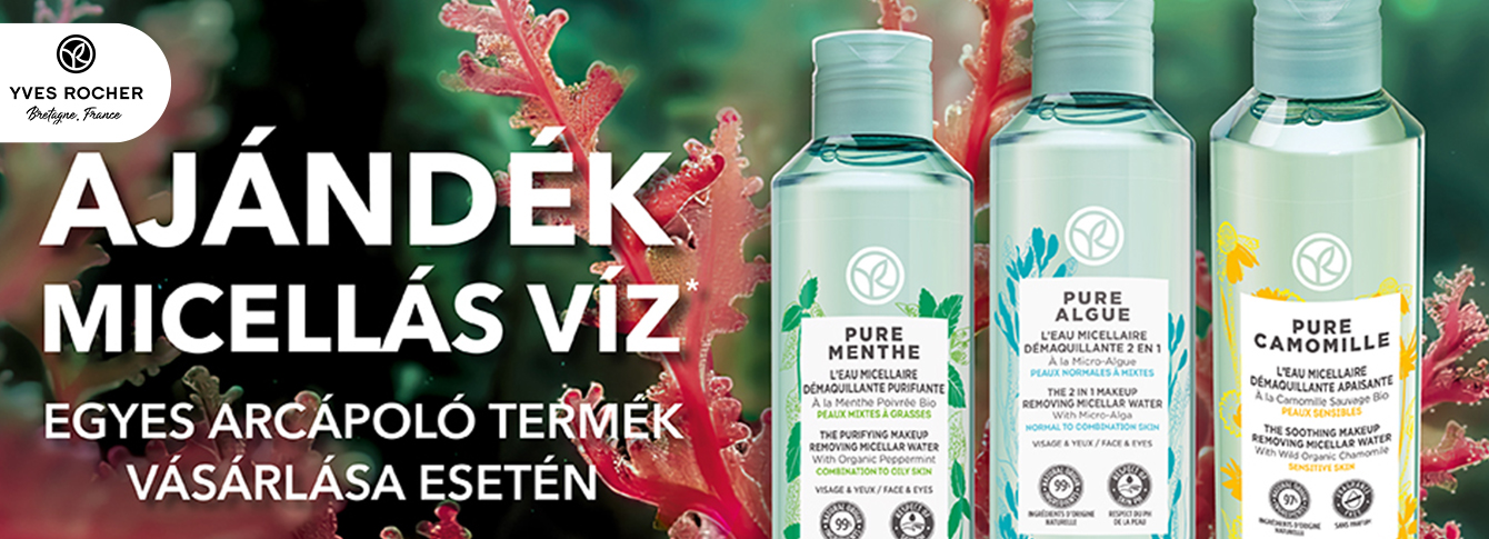 Ajándék termék az Yves Rocher tavaszi akciójában
