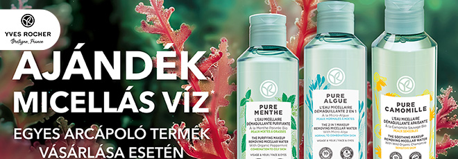 Ajándék termék az Yves Rocher tavaszi akciójában Ajándék termék az Yves Rocher tavaszi akciójában