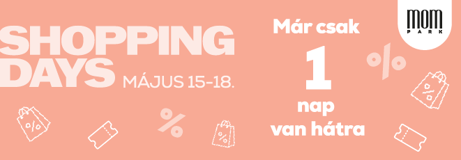 Csütörtökön indul a Shopping Days!