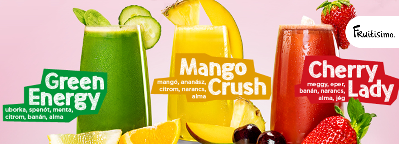 Frissítő újdonságok a Fruitisimo gyümölcsbárban