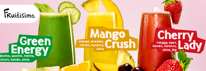 Frissítő újdonságok a Fruitisimo gyümölcsbárban