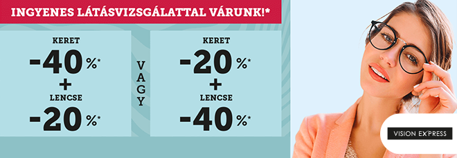 Döntsön a kedvezményről a Vision Express akciójában!