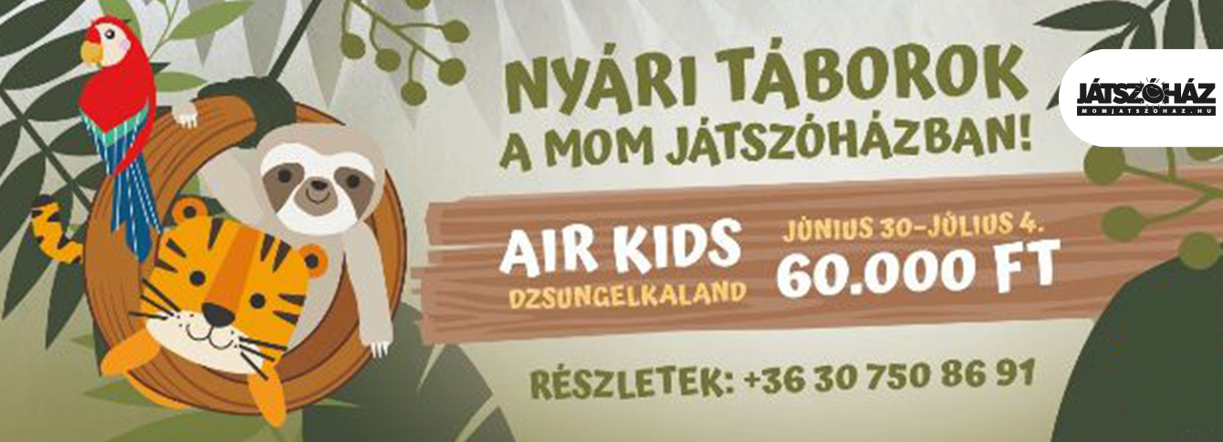 AIR KIDS napközis tábor a MOM Játszóházban