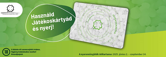 Játékoskártyájával most pénzt nyerhet a MOM Lottózóban
