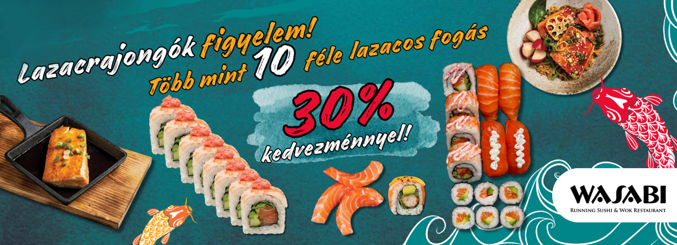 Kihagyhatatlan ajánlat lazacrajongóknak