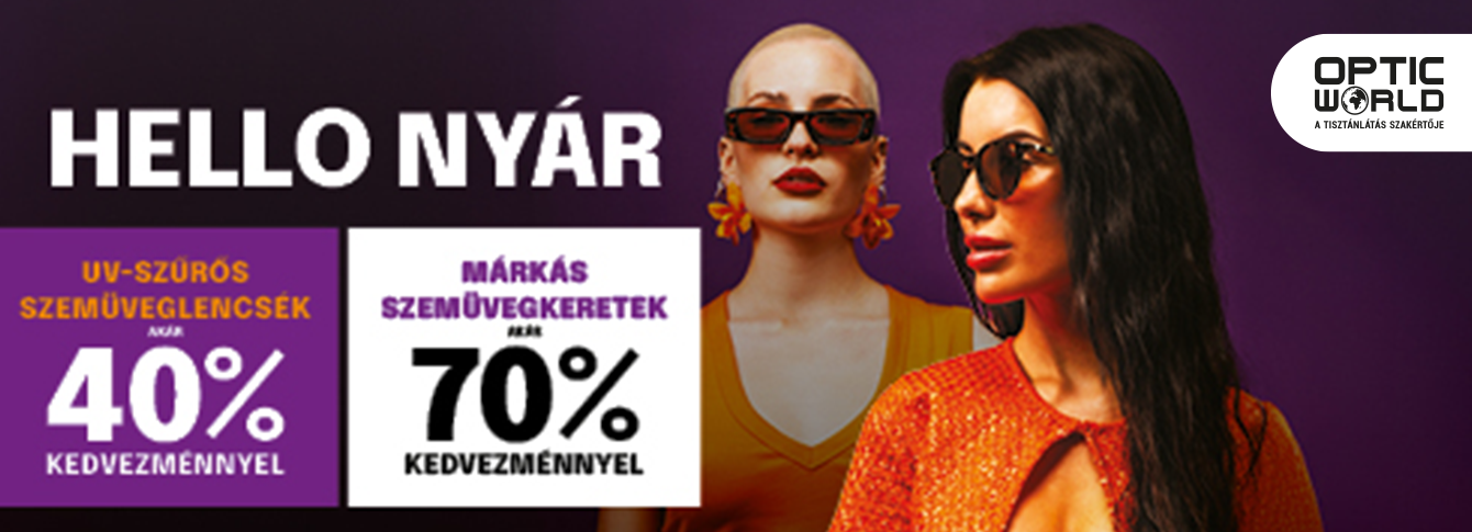 Kihagyhatatlan kedvezmények az Optic Worldnél