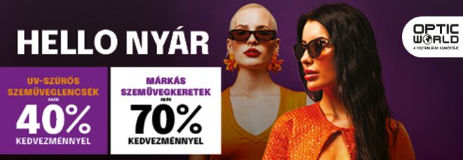 Kihagyhatatlan kedvezmények az Optic Worldnél Kihagyhatatlan kedvezmények az Optic Worldnél