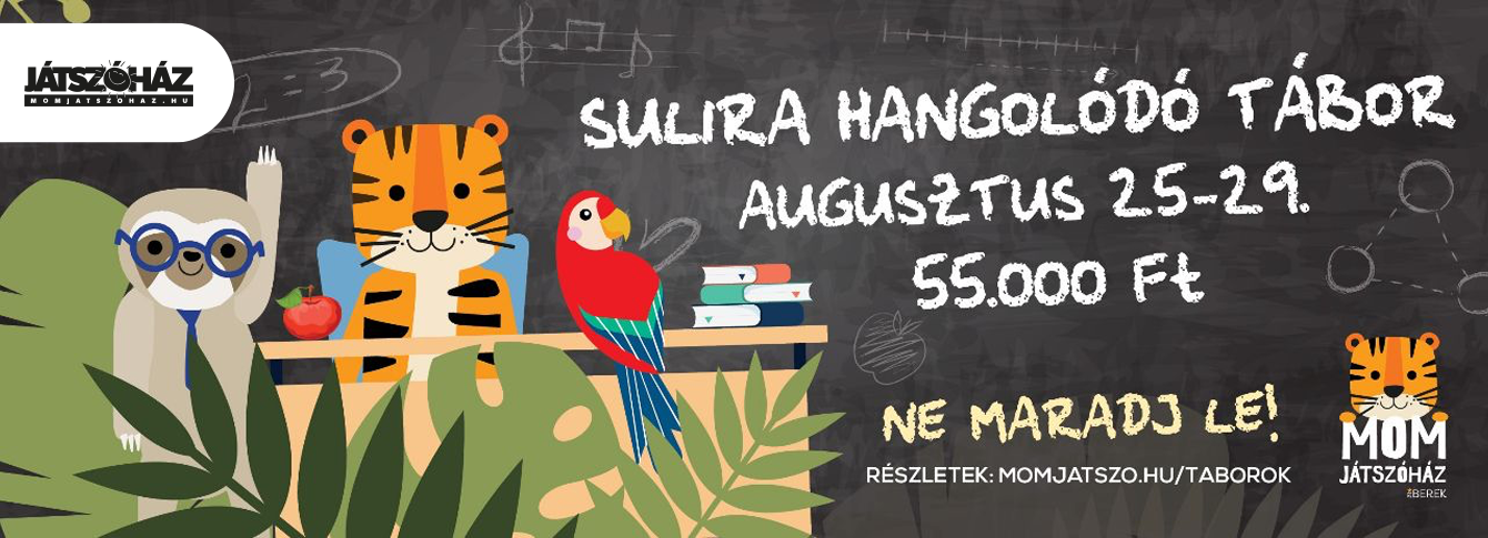 Sulira hangolódó tábor a MOM Játszóházban