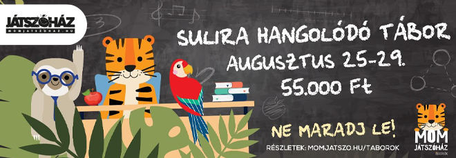 Sulira hangolódó tábor a MOM Játszóházban