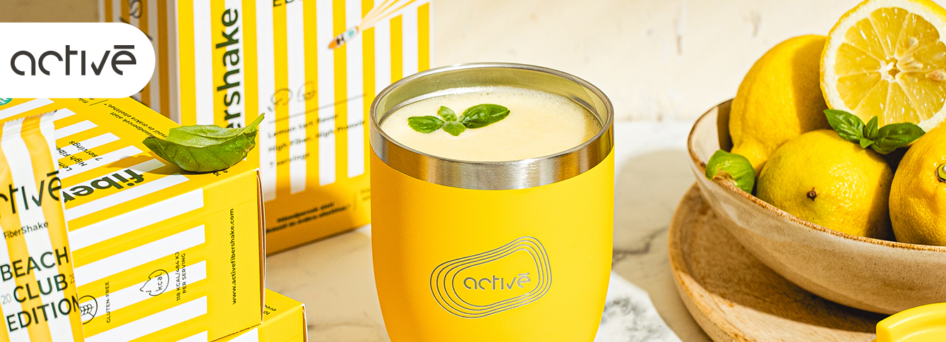 Új, Lemon Tart ízesítés az activé FiberShake kínálatában