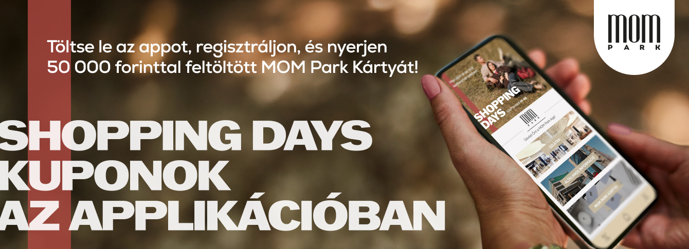 Nyerjen költőpénzt a Shopping Days-re applikációnkkal!