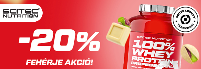 Szezonindító fehérje akció a Scitec Nutrition üzletében