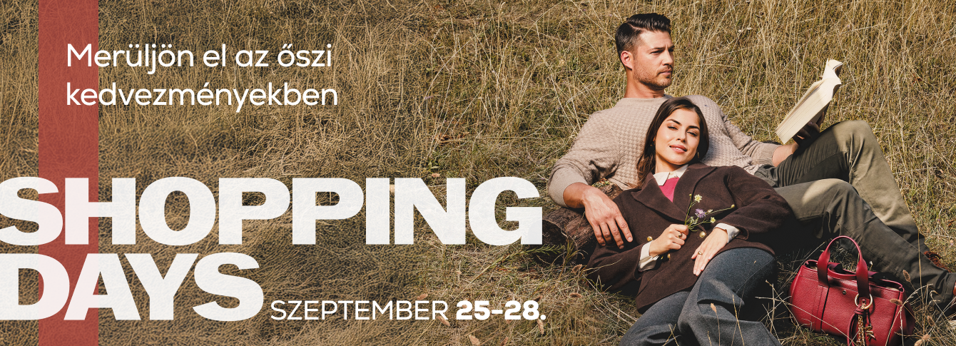 Szeptemberben jön a Shopping Days!