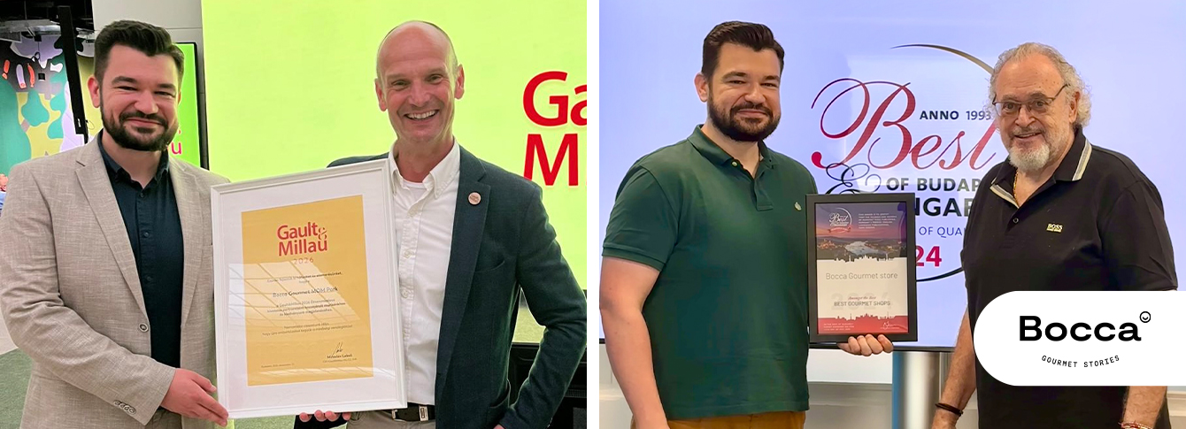Rangos elismerésekben részesült a BOCCA Gourmet Stories