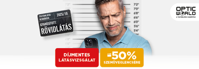 November végéig várja az Optic World őszi ajánlata!