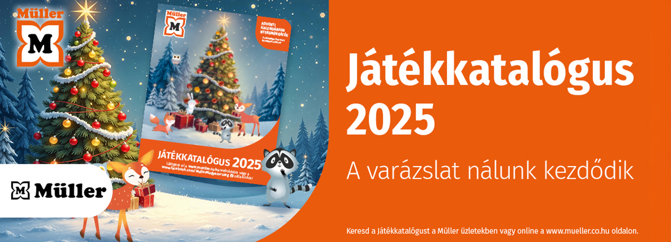 Megjelent a Müller új játékkatalógusa