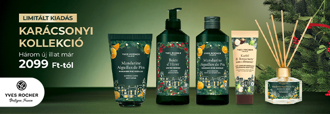 Karácsonyi kollekció az Yves Rocher-ban