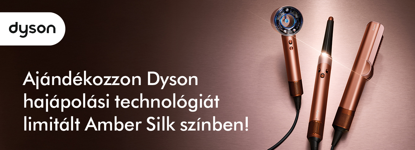 Dyson hajápolási készülékek limitált Amber Silk színben