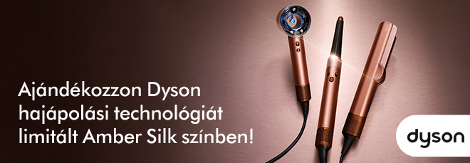 Dyson hajápolási készülékek limitált Amber Silk színben