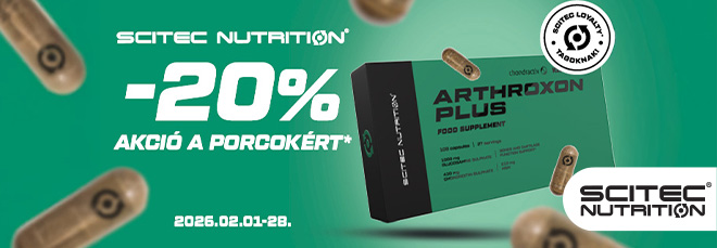 Arthroxon Plus akció a Scitec Nutrition-nél