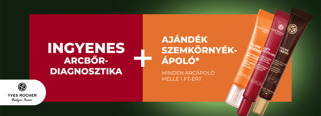Különleges arcápolási ajánlat az Yves Rocher üzletében