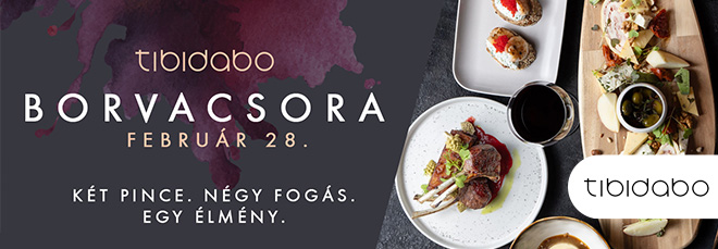 Különleges borvacsora a Tibidabo Étteremben