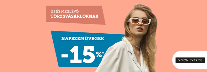  Tavaszi stílus -15% kedvezménnyel a Vision Express üzletében