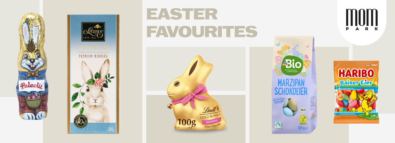 Húsvéti édességek a MOM Parkból