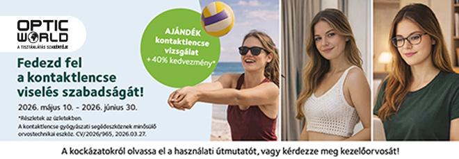Nyári kontaktlencse-akció az Optic Worldben