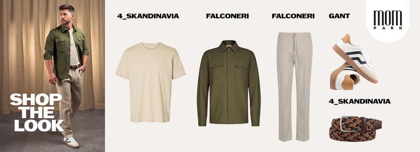Lezser és elegáns férfiszett a nyári pillanatokhoz