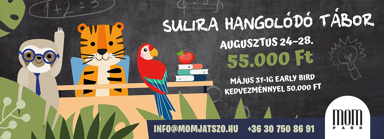 Iskolára hangoló napközis tábor a MOM Játszóházban