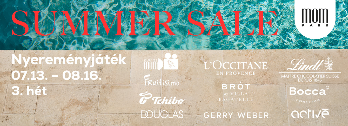 A Summer Sale 3. hete újabb stílusos nyereményekkel várja
