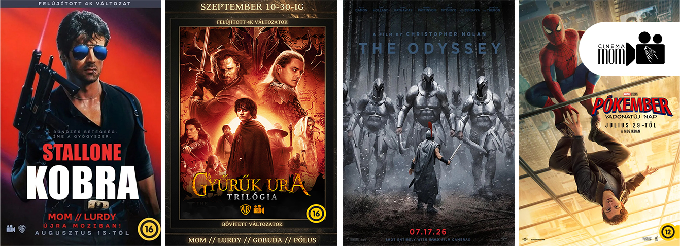 Új premierek és legendás visszatérők a Cinema MOM-ban