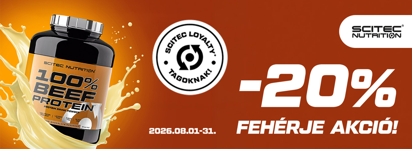 100% Beef Protein kedvezményesen a Scitec szaküzletében