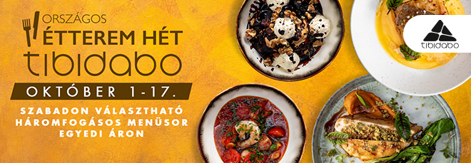 Három fogás, egy menü: DiningCity Országos Étterem Hét a Tibidabóban