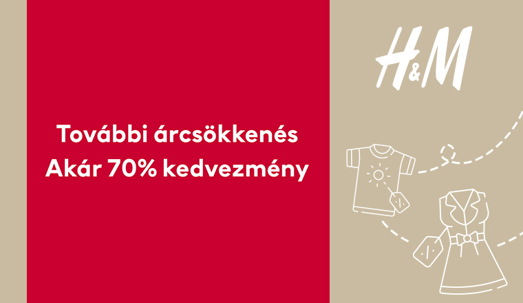 Még kedvezőbb árak a H&M-nél